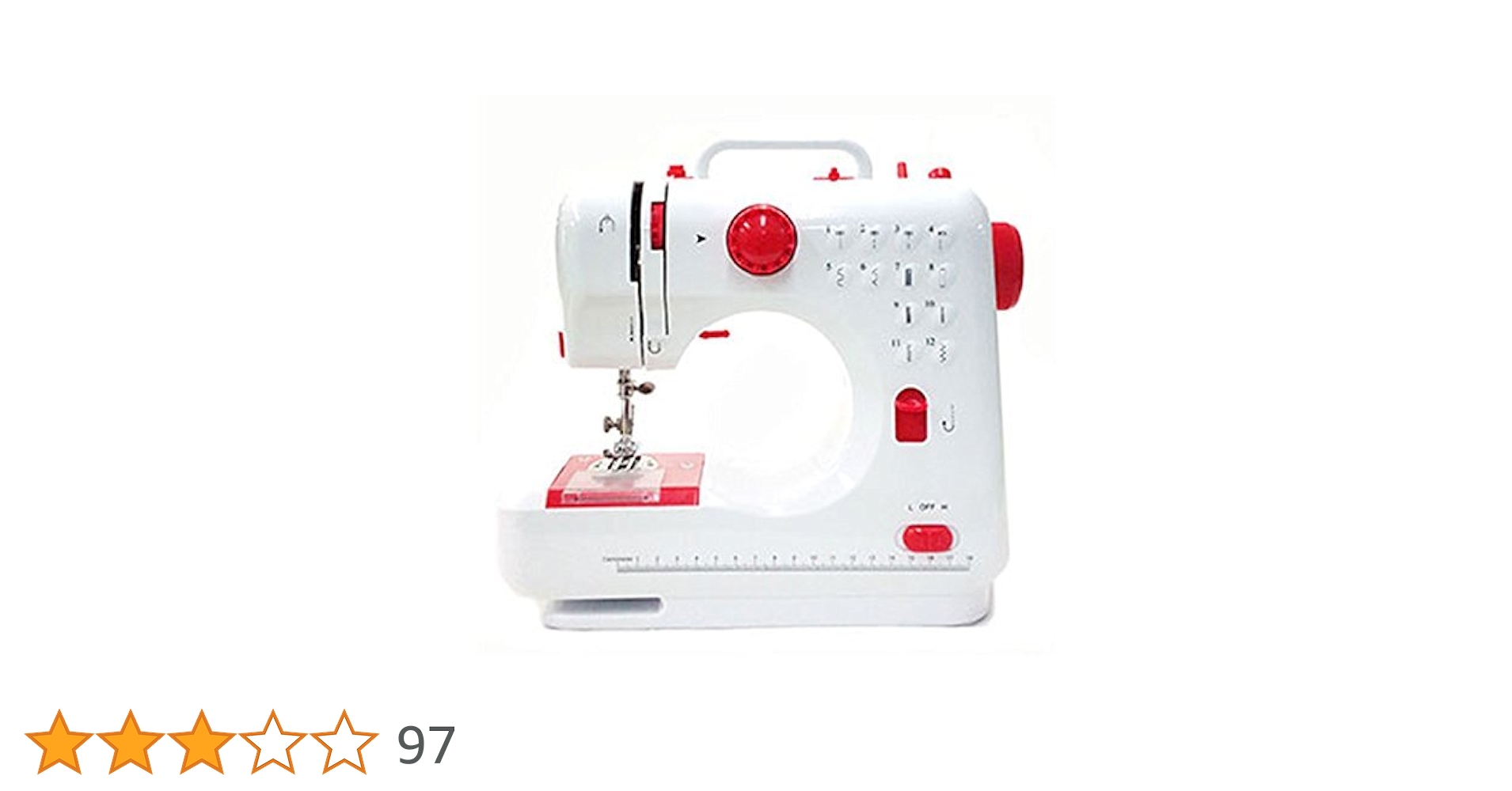 Amazon.co.jp : SIS コンパクト電動ミシン FHSM-505B-RD レッド